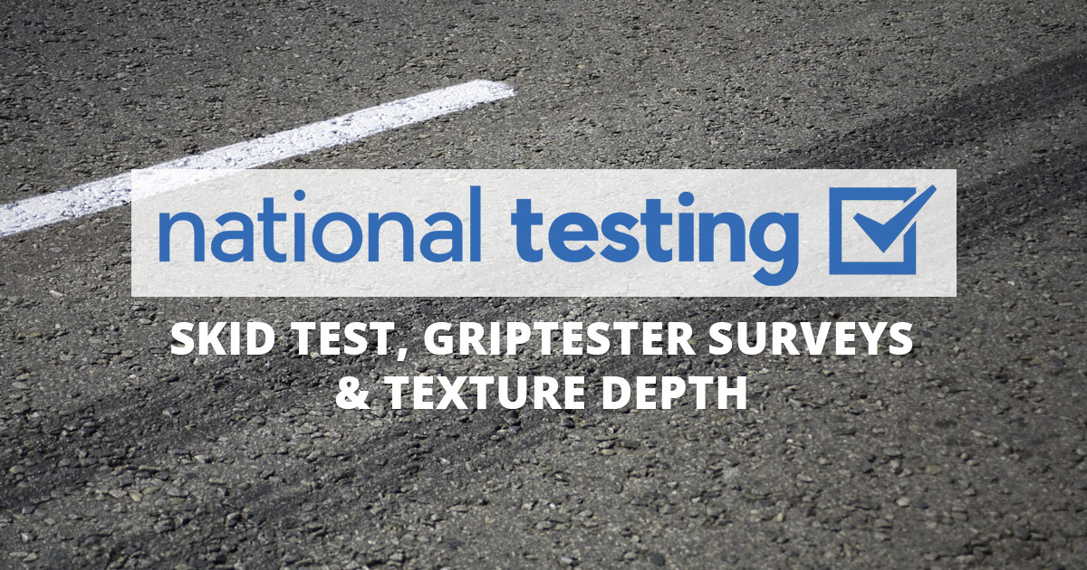 Texture Depth Measurement For Roads & Runways National Testing